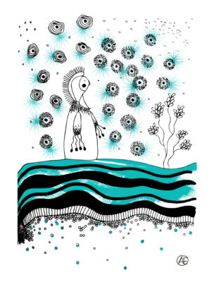 Collection graphique, Anne Ettori, flow galerie